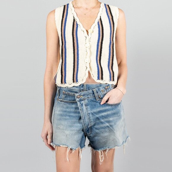 All That Remains "Lucy" Crochet Vest, size 6AUS/2US - Picture 1 of 8